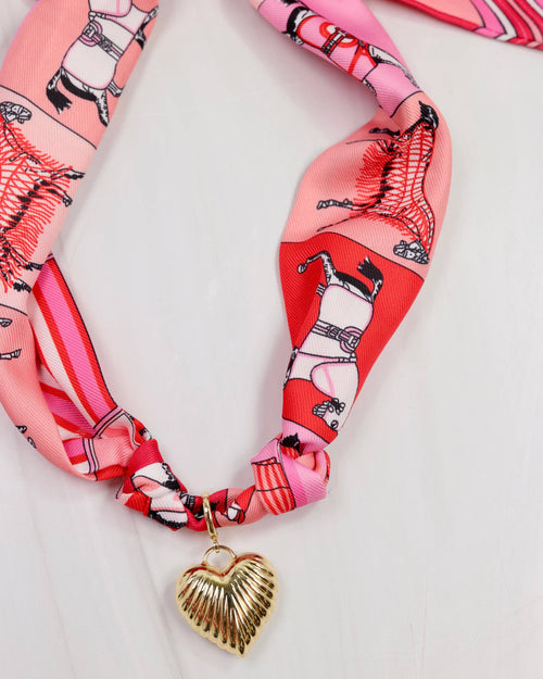 Lillie Scarf Charm Necklace