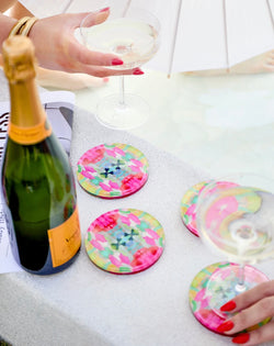 PINK PARADISE | LAURA PARK X TART COASTERS