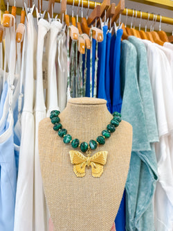 Ensleigh Necklace in Emerald