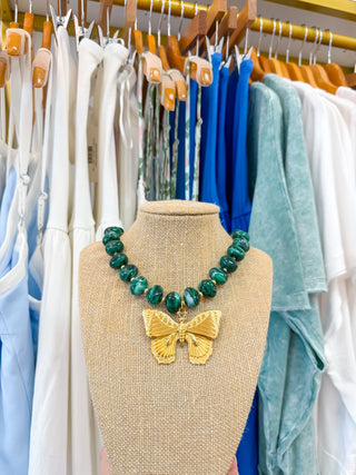 Ensleigh Necklace in Emerald