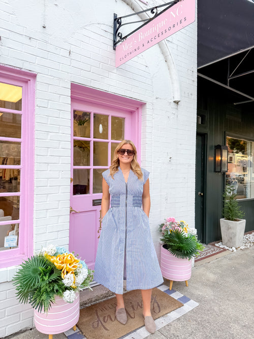 Cassie Midi Pocket Dress