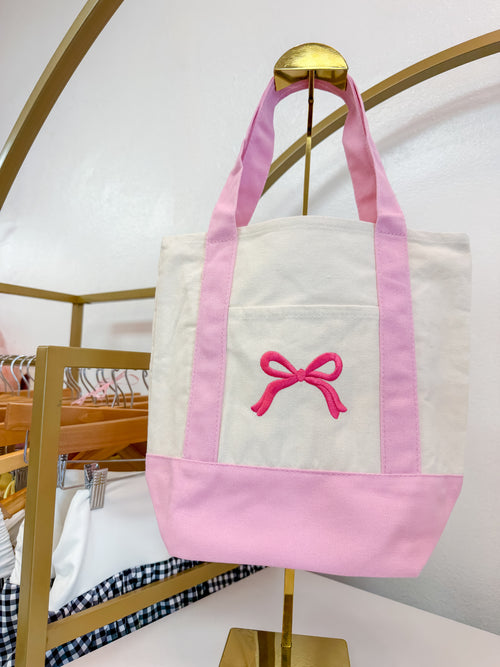 The Sadie Mini Canvas Tote