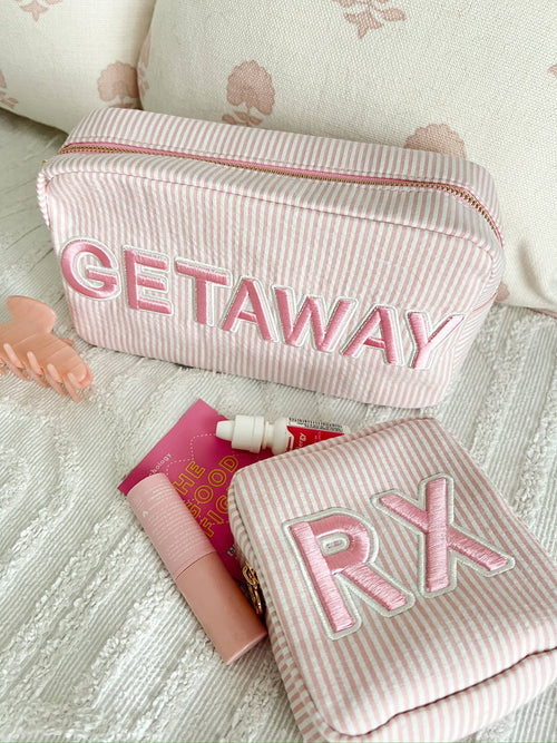 Getaway Large - Pink Stripe