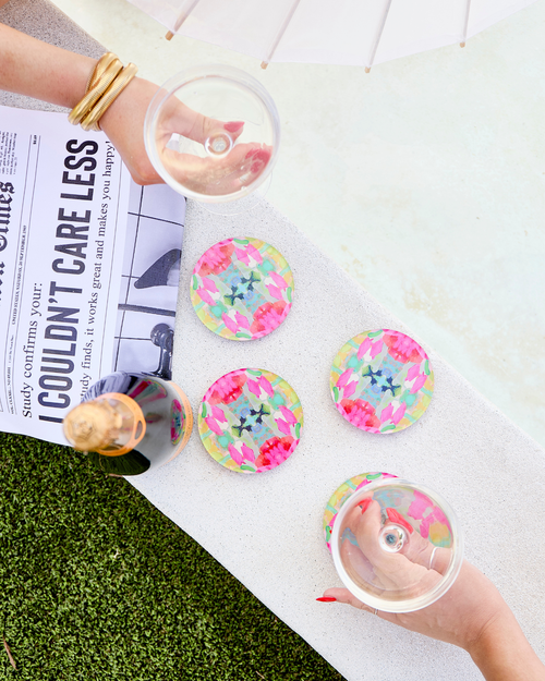 Pink Paradise Coaster | Laura Park Designs