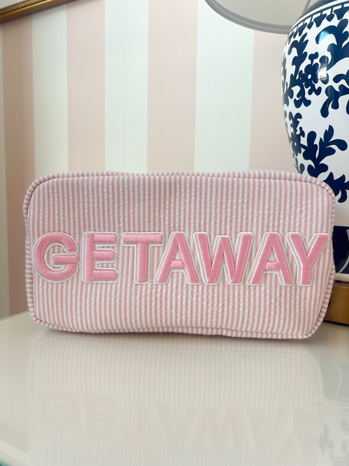 Getaway Large - Pink Stripe