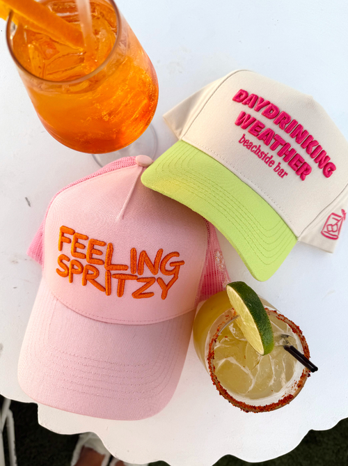 Day Drinking Weather Trucker Hat