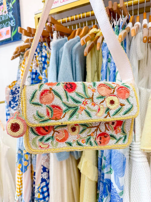 Coastal Beaded Shoulder Bag