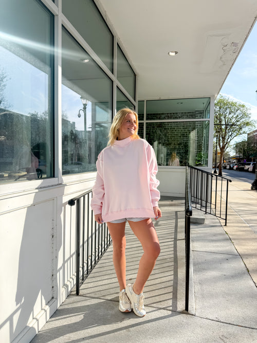 Solid Spring Mockneck