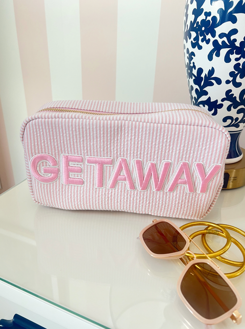 Getaway Large - Pink Stripe