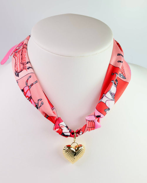 Lillie Scarf Charm Necklace