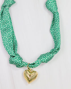 Emma Scarf Charm Necklace