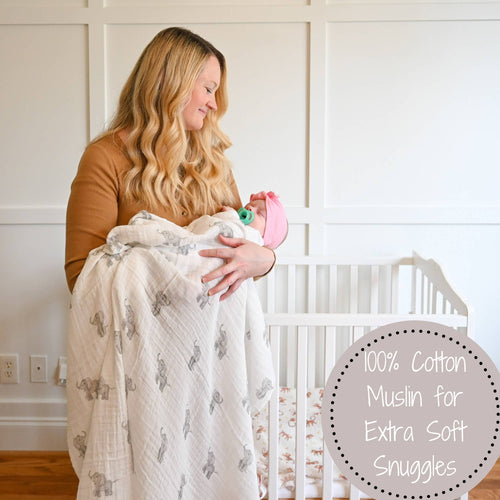 Elephant Swaddle Blanket