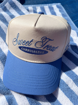 Sweet Treat Connoisseur - Periwinkle Vintage Trucker Hat