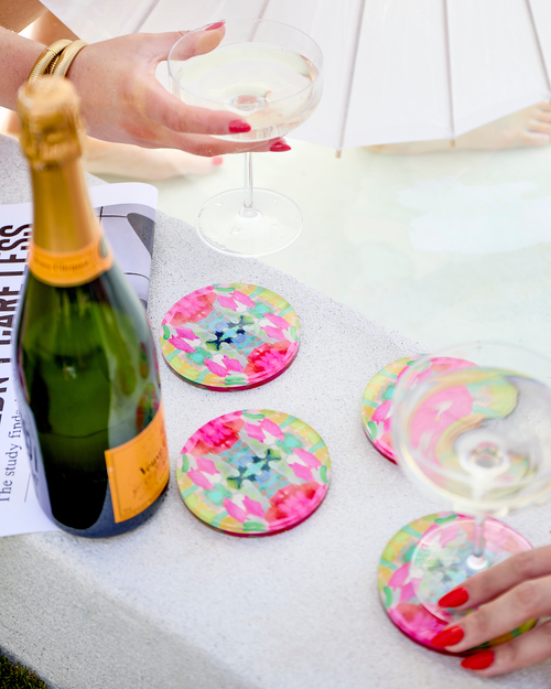 Pink Paradise Coaster | Laura Park Designs