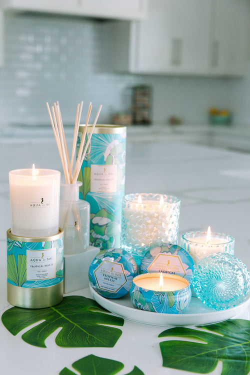 Tropical Breeze 4oz Aqua De SOi Candle Tin
