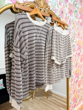 The Ellie Striped Lounge Set