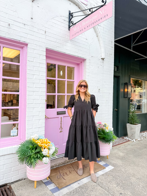 Macy Pocket Midi Dress