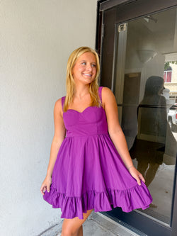 Gameday Tiered Mini Dress
