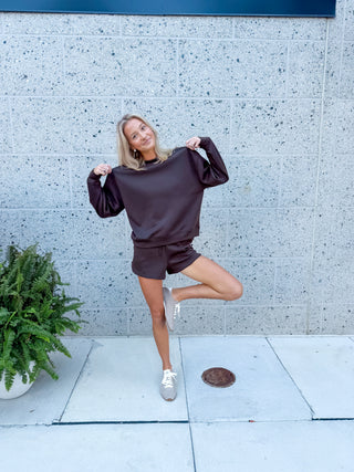 The Lila Mock Neck Set