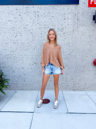The Harper Split-Neck Sweater