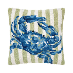Blue Crab Hook Pillow
