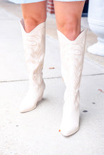 Load image into Gallery viewer, White Tall Boots
