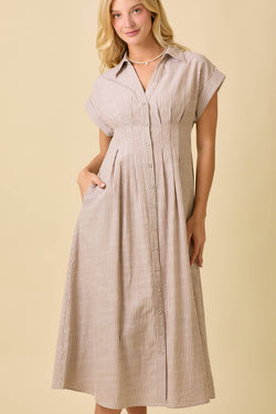 Sarah Midi Shirt Dress