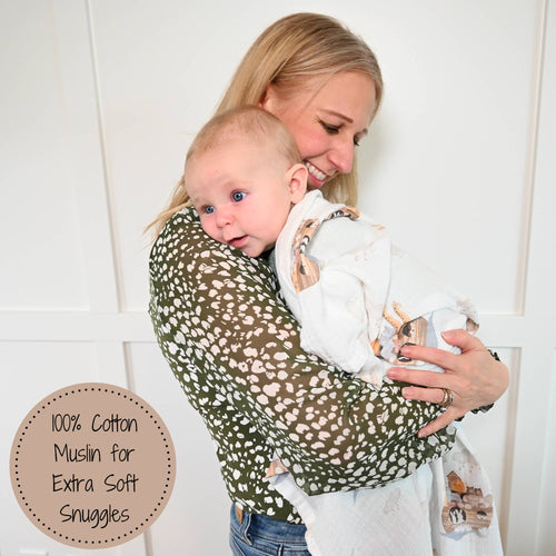 Noah's Ark Swaddle Blanket