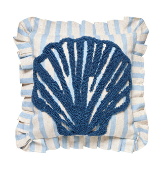 Coastal Shell Hook Pillow