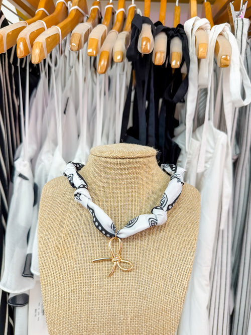 Scarf Charm Necklaces - Multiple Styles