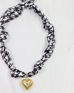 Sarah Scarf Charm Necklace