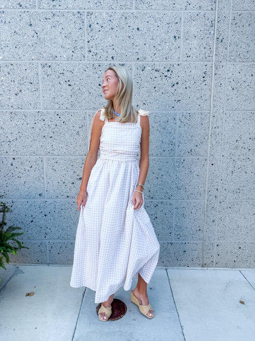 Ana Maxi Dress in Cream