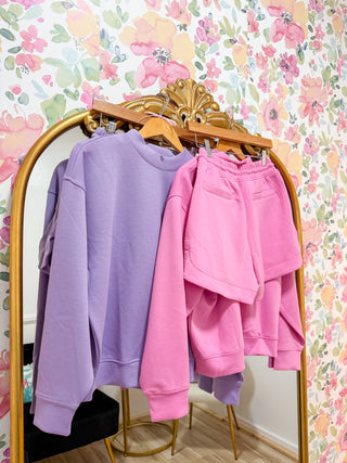 The Lila Mock Neck Set