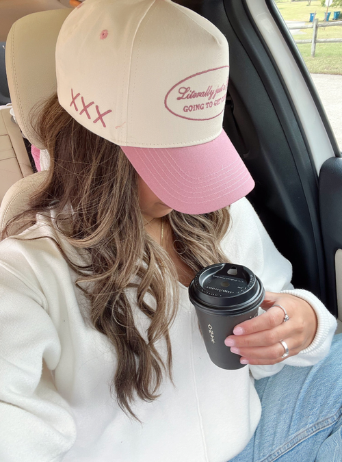 Literally Just a Girl - Mauve Vintage Trucker Hat