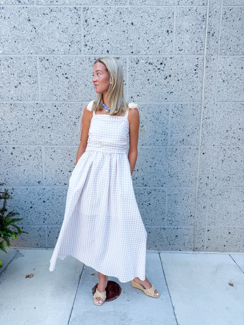 Ana Maxi Dress in Cream