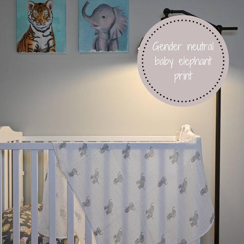 Elephant Swaddle Blanket