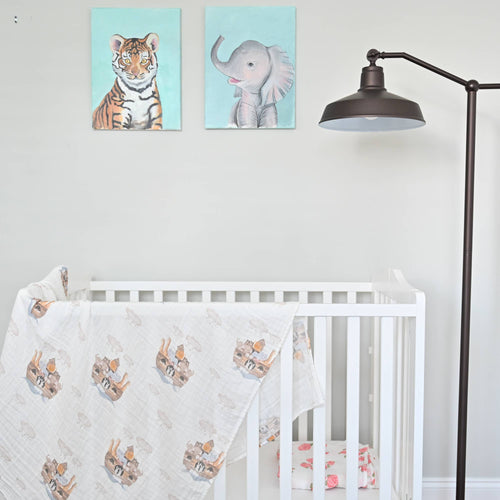 Noah's Ark Swaddle Blanket