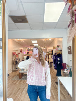 Daphne Knit Sweater Zip Up Cardigan