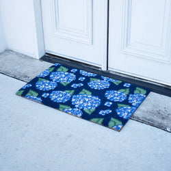 Hydrangea Coir Doormat