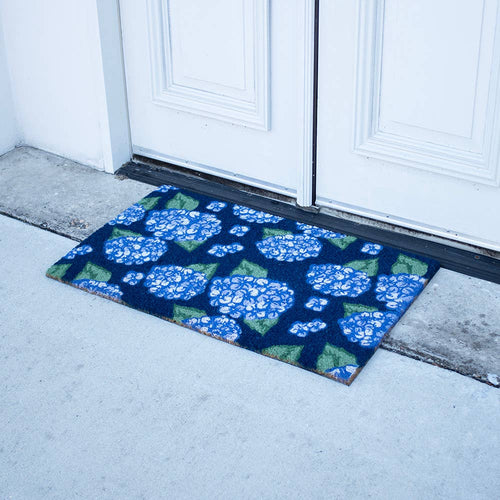 Hydrangea Coir Doormat