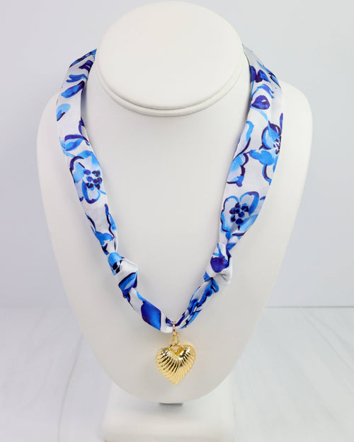 Hannah Scarf Charm Necklace