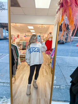 Jesus / God is Good Reversible Mockneck