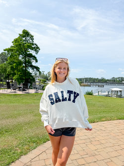 Salty Mock Neck Grey