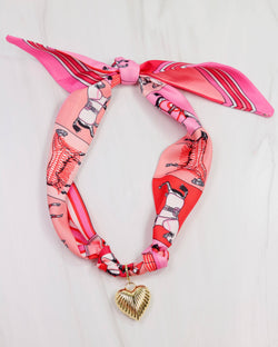 Lillie Scarf Charm Necklace