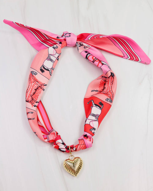 Lillie Scarf Charm Necklace