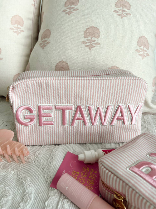 Getaway Large - Pink Stripe