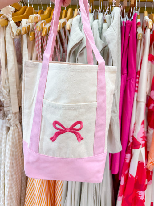 The Sadie Mini Canvas Tote