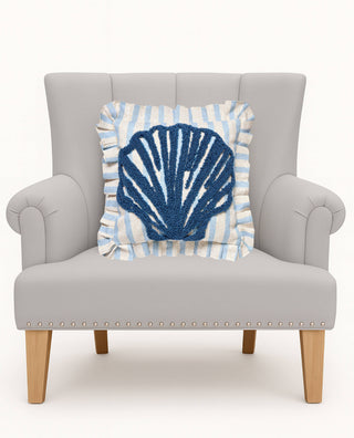 Coastal Shell Hook Pillow