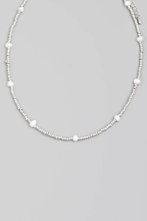 Beaded Pearl Necklace