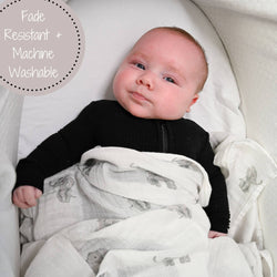 Elephant Swaddle Blanket